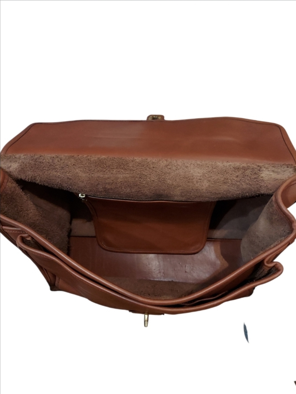 Coach Beekman Vintage Brown Leather Laptop Briefcase with Brass Hardware No 5266 - Picture 6 of 6